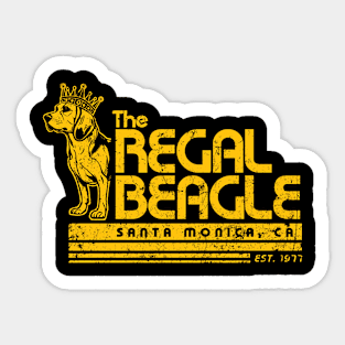 The regal Beagle Sticker